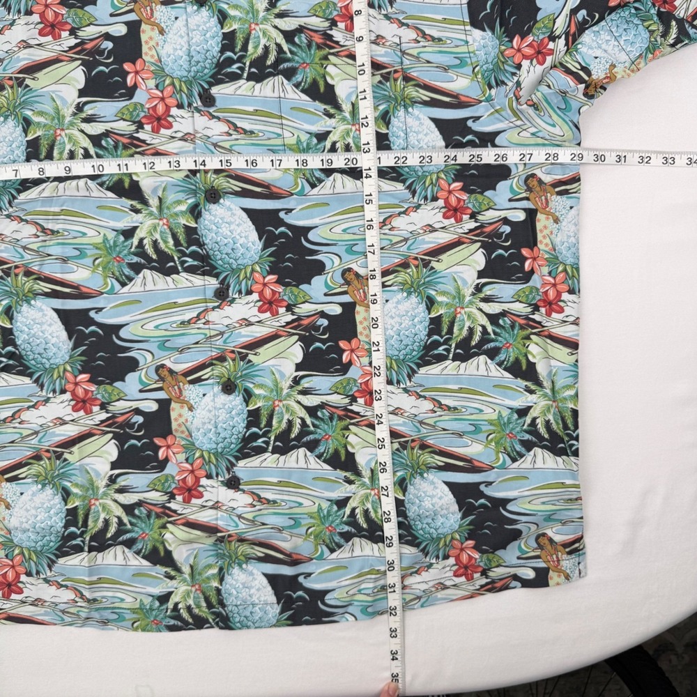 Tommy Bahama Mens 2XLB Coconut Point Pina Oasis IslandZone Hawaiian Camp Shirt - Picture 6 of 7